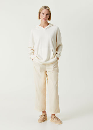 American Vintage Kadın Wide Leg Pantolon Bej S