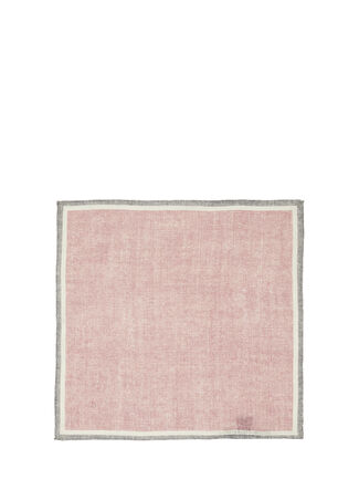 Beymen Collection Collection Erkek Pembe Keten Poşet Mendil
