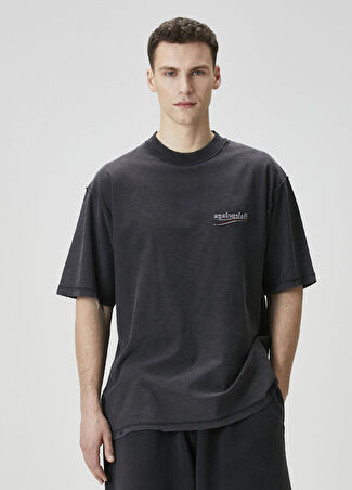 Balenciaga Erkek Political Campaign Siyah T-Shirt Xs
