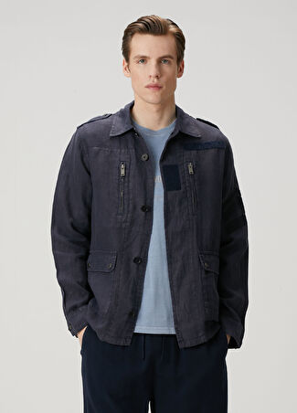 Zadig&voltaire Erkek Lacivert Keten Ceket S