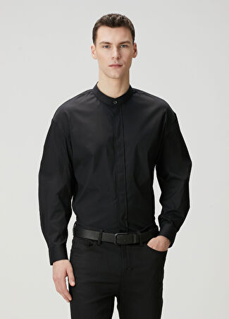 Emporio Armani Erkek Siyah Gömlek M