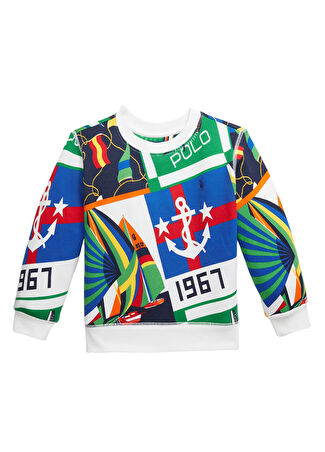 Polo Ralph Lauren Çocuk Mavi Sweatshirt 5 Yaş -1