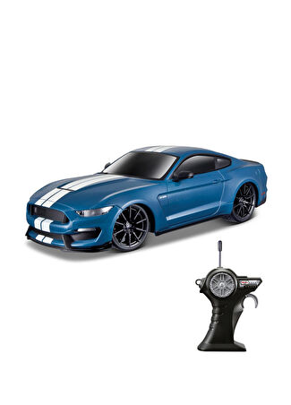 Maisto Erkek Çocuk Ford Shelby 1:14 Uzaktan Kumandalı Araba Mavi -1