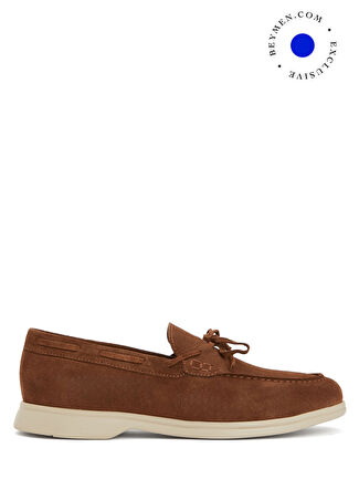 Beymen Collection Collection Kadın Taba Deri Loafer Turuncu 36