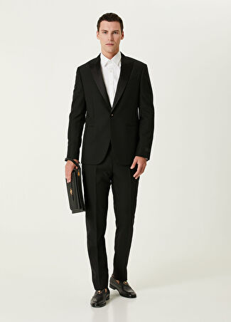 Versace Erkek Siyah Yün Pantolon 48 It