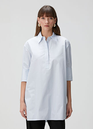 Jil Sander Kadın Mavi Gömlek 34 It