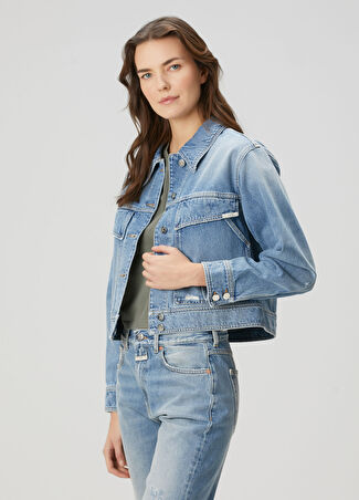 Closed Kadın 33 Mavi Denim Ceket Xs
