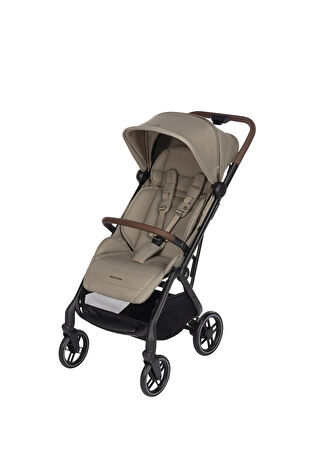 Maxi-cosi Bebek Soho Twillic Truffle Otomatik Katlanan Seyahat Sistem Olabilen Arabası Bej -1