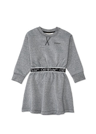 Off-white Kız Çocuk Siyah Silver Elbise