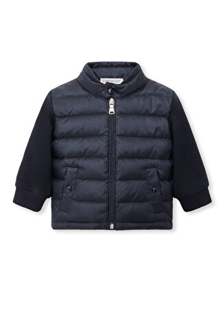 Moncler Kız Çocuk Lacivert Garnili Erkek Hırka 2 Yaş -1