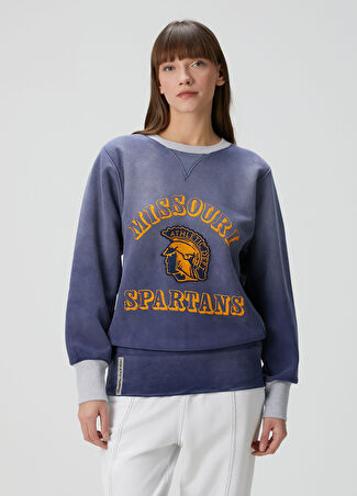 Champion Kadın Index Archive Mavi Sweatshirt Kırmızı S