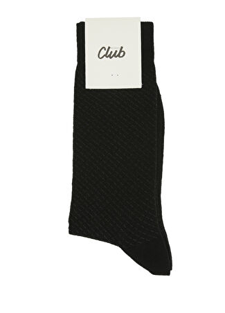 Beymen Club Erkek Siyah Jakarlı Çorap -1