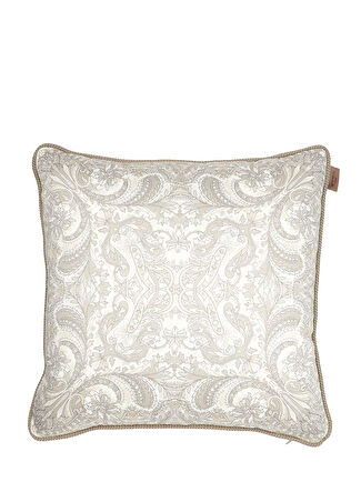 Etro Home Gri Desenli 40x40 Dekoratif Yastık -1