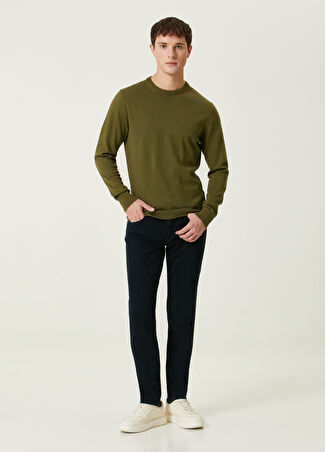 7 For All Mankind Erkek Lacivert Jean Pantolon 36 Us -1