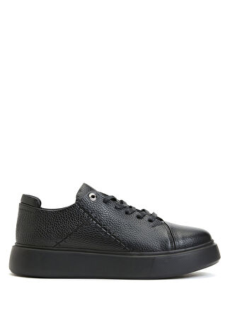 Divarese Kadın Siyah Deri Sneaker 39