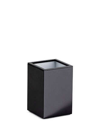 System Bathroom Accessories Mat Siyah Tezgah Üstü Diş Fırçalık 100x60 Mm -1