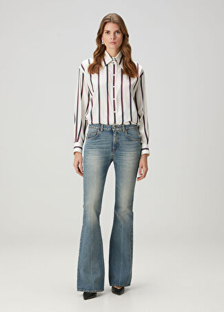 Mcqueen Kadın Mavi Bootcut Jean Pantolon 25 It
