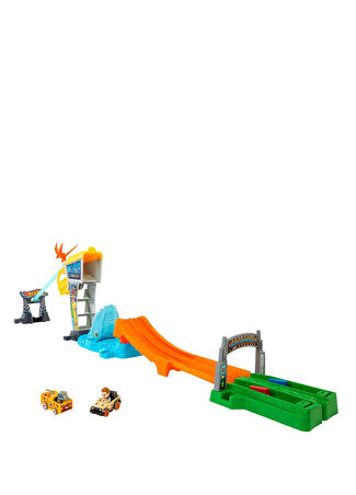 Hot Wheels Erkek Çocuk Racerverse Jurassic Pist Seti Htp12 -1