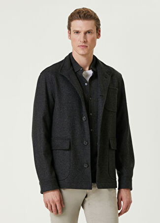 Beymen Collection Collection Erkek Yün Ceket Gri 54