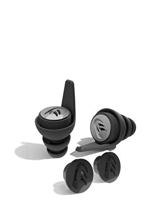 Dynamic Ear Filter Müzik İçin 4 Boyutlu Boyun Askılı Gümüş Rengi Kulak Tıkacı -1