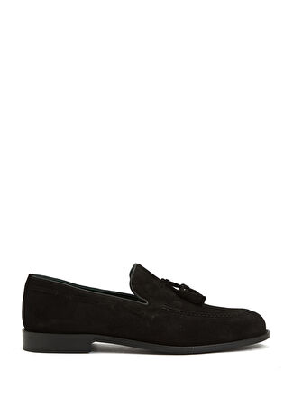 George Hogg Erkek Siyah Loafer 40