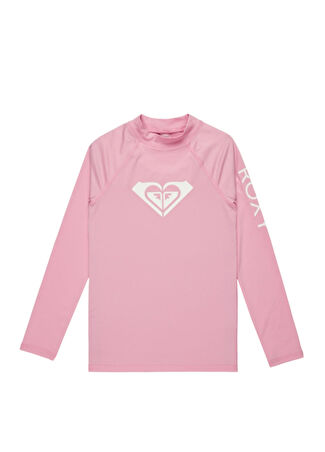 Roxy Kız Çocuk Whole Hearted Ls Uzun Kollu Yüzücü Spor T-shirt 12 Yaş -1