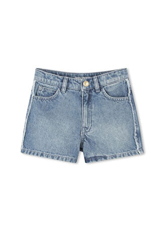 Zadig&voltaire Kız Çocuk Mavi Denim Şort 16 Yaş