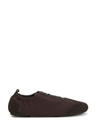 St. Agni Kadın Kahverengi Deri Sneaker 36