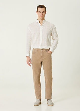 Network Erkek Vizon Denim Pantolon Bej 29/30