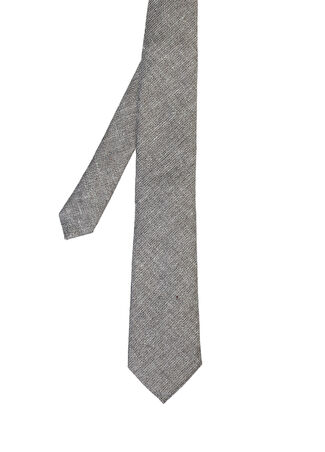 Zegna Erkek Kahverengi Keten Kravat