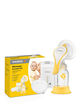 Medela Kadın Harmony Tekli Manuel Göğüs Pompası Başlangıç Paketi Beyaz -1