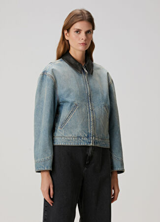 Mcqueen Kadın Mavi Denim Ceket 40 It