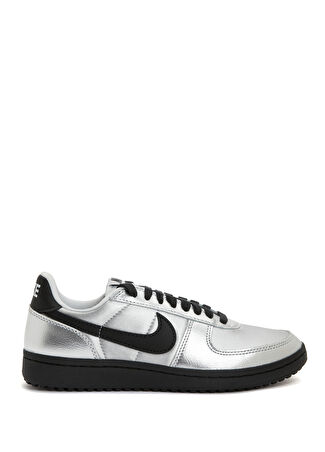 Nike Kadın Field General Siyah Gri Deri Sneaker 35.5