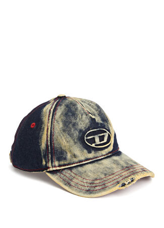 Diesel Erkek Mavi Denim Şapka 1 -1