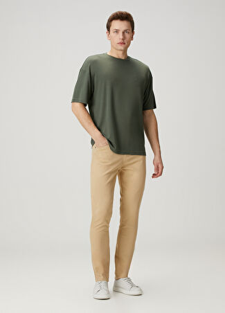Beymen Club Erkek Slim Fit Bej Spor Pantolon 52 -1
