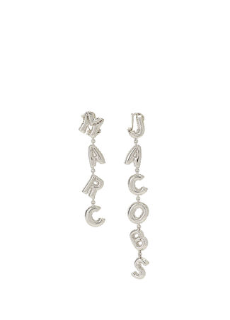 Marc Jacobs Kadın Balloon Logo Küpe Gri