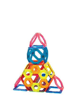 Magformers Çocuk Challenger Mıknatıslı 30 Parça Yapı Oyuncakları Seti -1