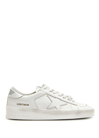 Golden Goose Kadın Stardan Beyaz Deri Sneaker 36