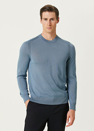 Paul Smith Erkek Mavi Merino Triko M