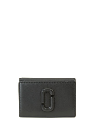 Marc Jacobs Kadın The J Trifold Siyah Deri Cüzdan -1