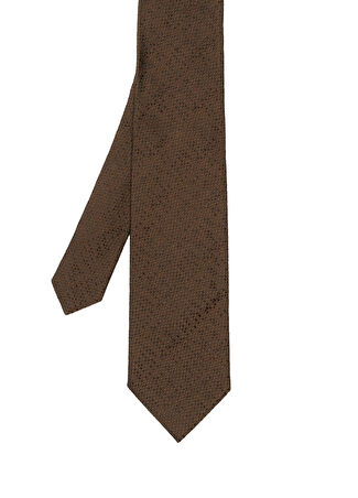 Zegna Erkek Siyah İpek Kravat
