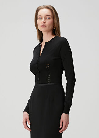 Dolce&gabbana Kadın Siyah Hırka 40 It