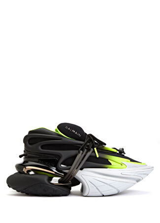 Balmain Erkek Fluorescent Unicorn Siyah Sneaker 42