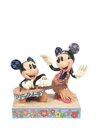 Disney Traditions Mickey & Minnie Hawaii Hawaiian Holiday Heykel Figür -1