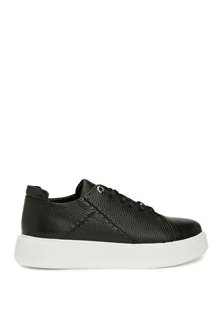 Divarese Kadın Siyah Deri Sneaker 38