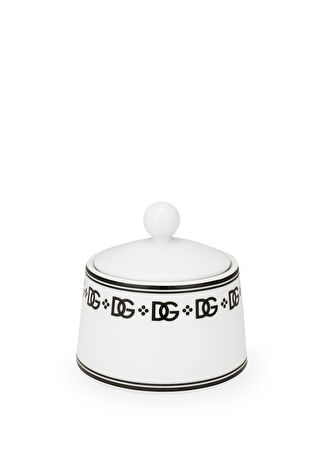 Dolce&gabbana Siyah Beyaz Porselen Şekerlik -1