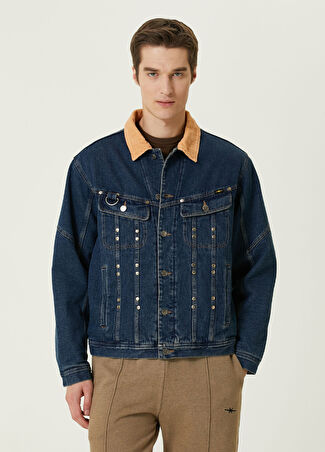 Phipps Erkek Mavi Organik Pamuk Denim Ceket M
