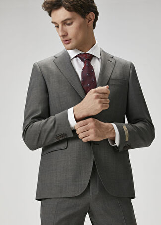 Beymen Collection Collection Erkek Gri Yün Ceket 56