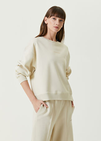 Les Benjamins Kadın Krem Sweatshirt S -1
