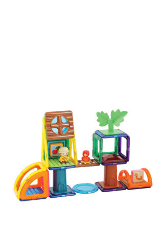 Magformers Çocuk Mıknatıslı My Farm Land 48 Parça Yapı Oyuncak Seti -1